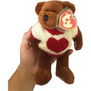 Casanova – TY Attic Treasures Bear (Valentine’s Edition with Heart Sweater)